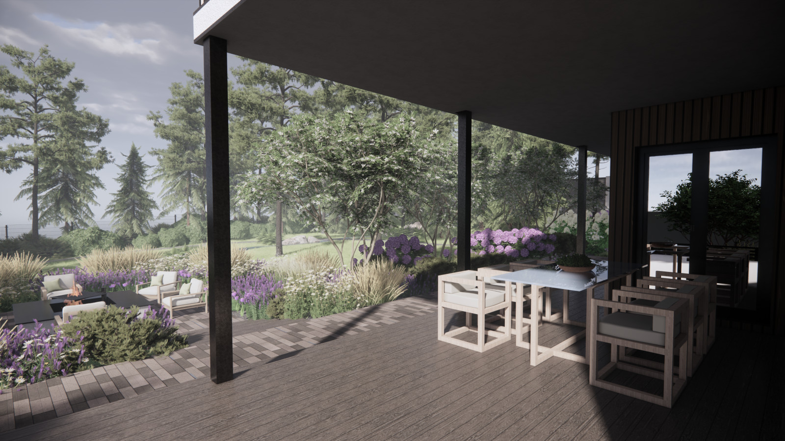 Придомовая терраса