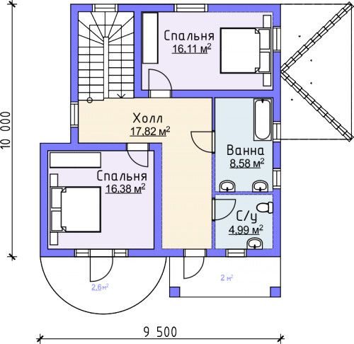 Проект дома Бау 8