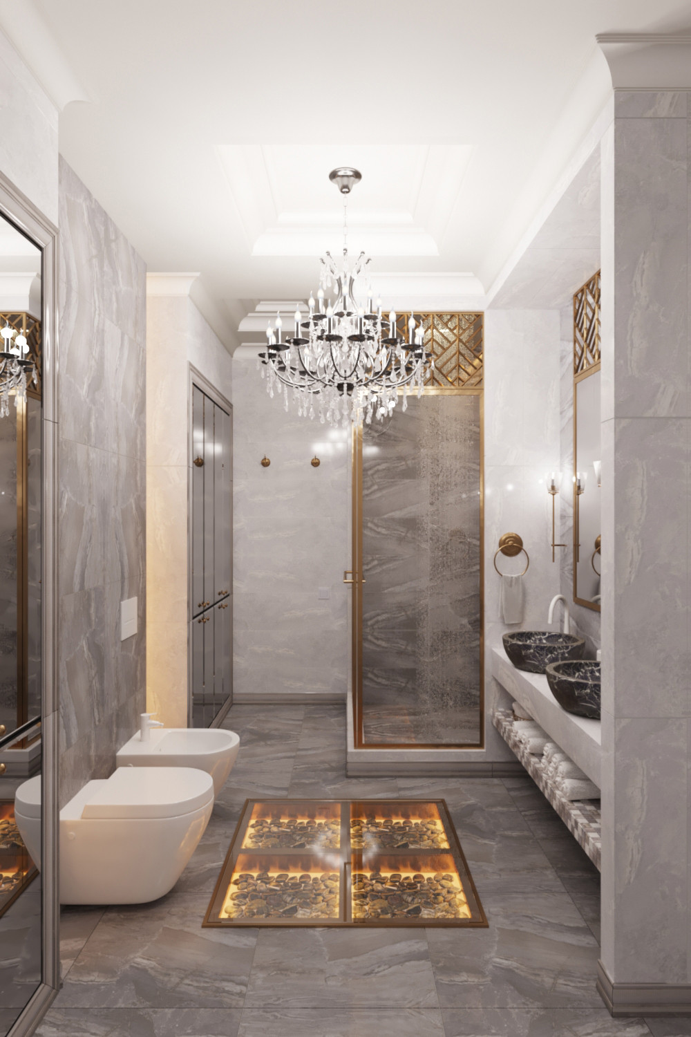 Обложка проекта: Гостевой санузел в загородном коттедже