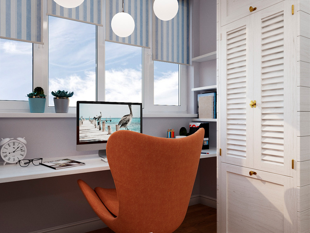 Проект интерьера детской комнаты для мальчика и девочки.