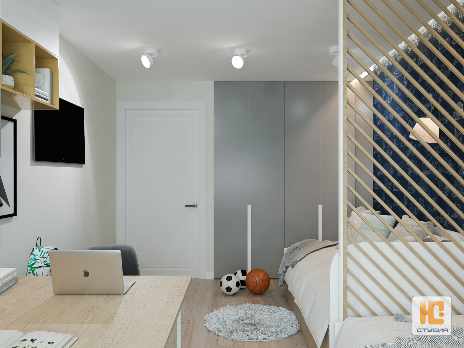 Дизайн-проект квартиры 84.00 м/кв