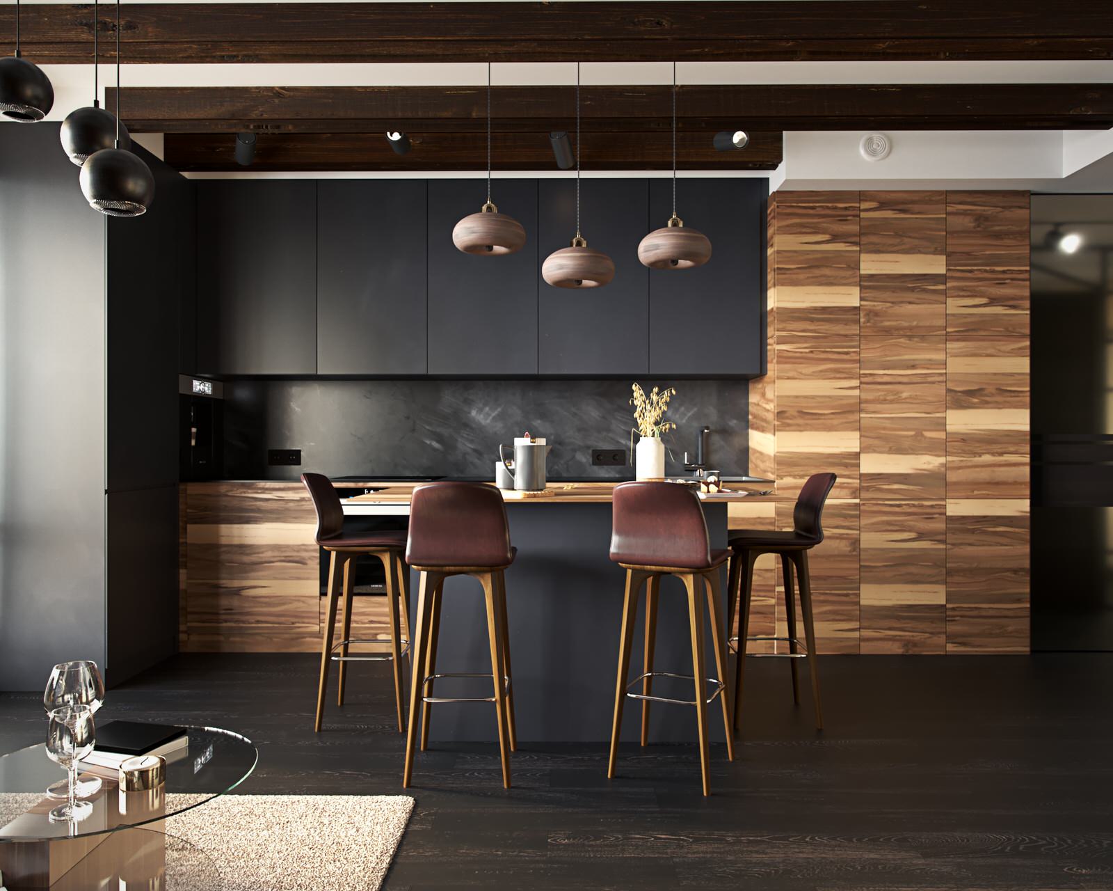 Дизайн-проект в "ЖК Magnifica" Квартира с мужским характером