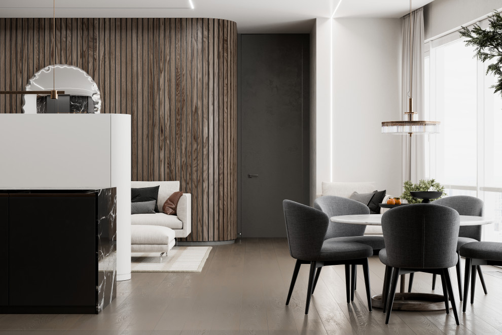 Обложка проекта: Unaufdringlicher Luxus in einer geräumigen Wohnung