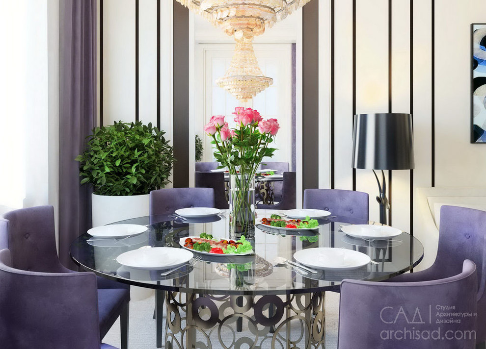 Обложка проекта: Дизайн-проект квартиры  «Purple»