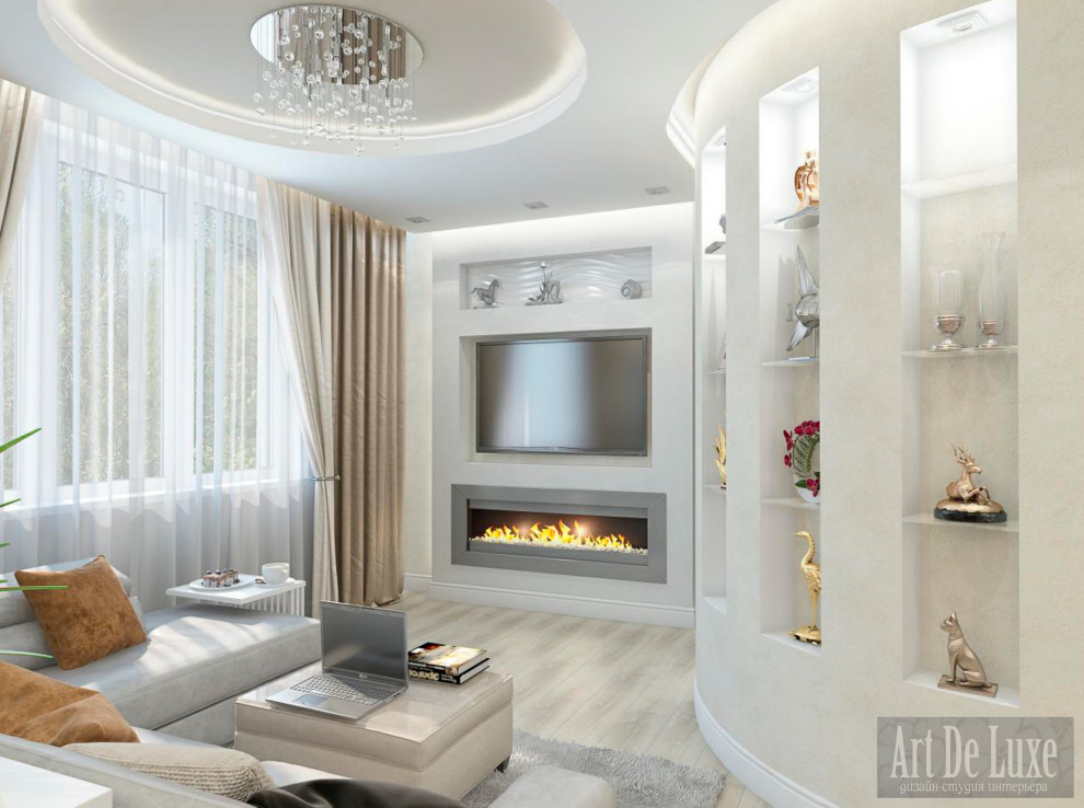 "Из однушки в двушку", Запольная 60, гостиная