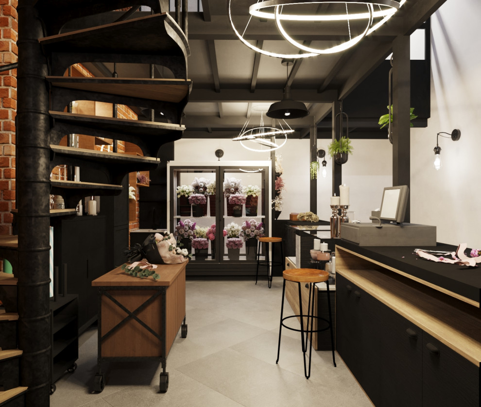 Коммерция. Двухэтажный Цветочный магазин 32 м²