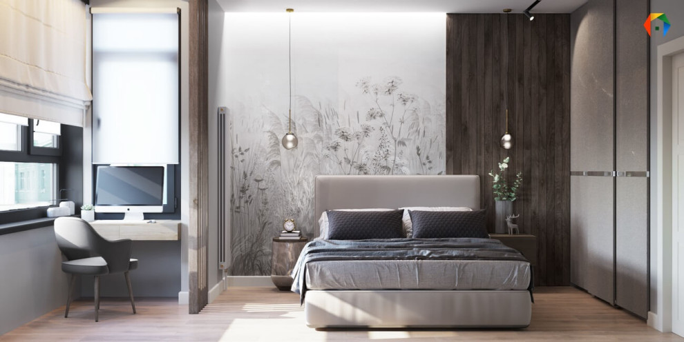 Серебрякова. Дизайн проект 2-х комнатной квартиры в новостройке