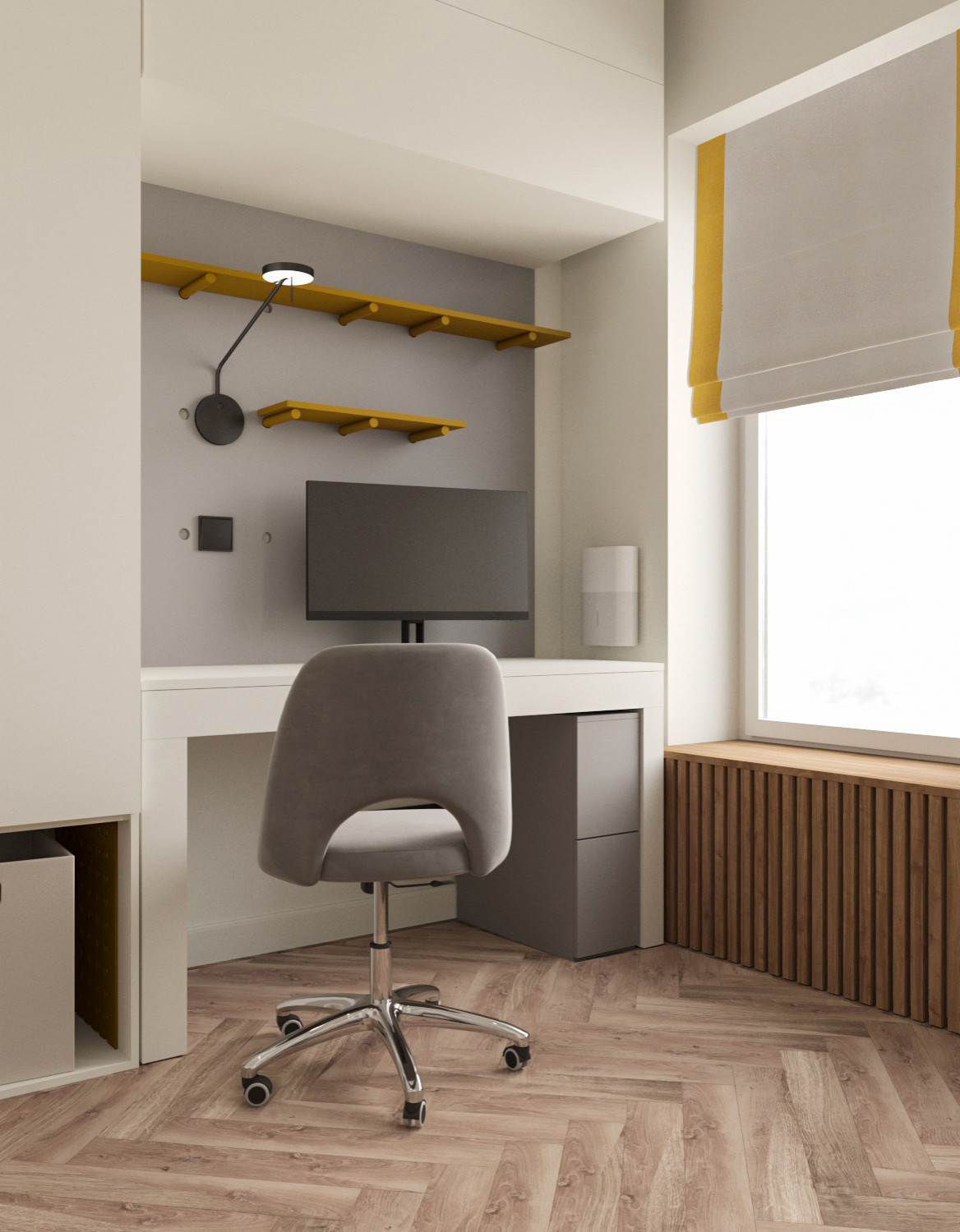 Дизайн-проект для семьи с двумя  маленькими детьми