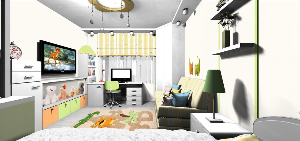 Детская для маленькой и очень позитивной девочки)