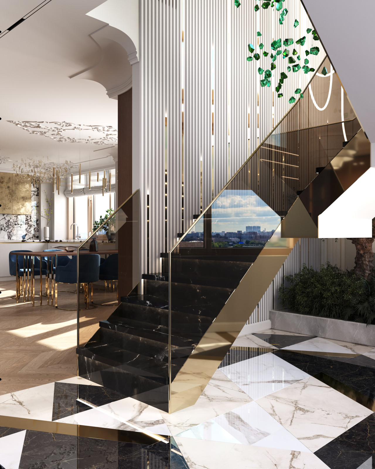 Проект двухэтажной квартиры