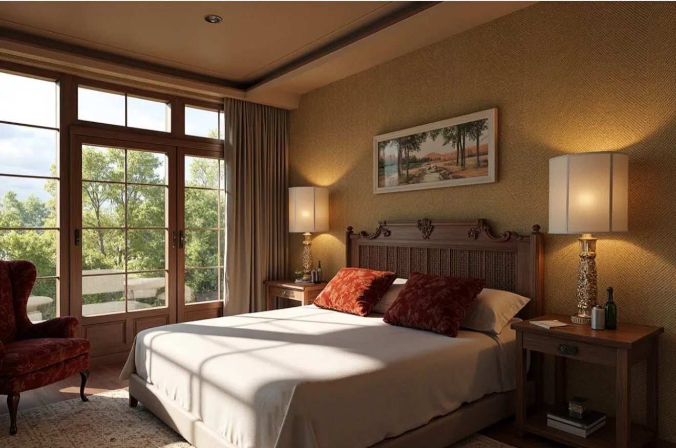 Интерьер дома в неокупеческом стиле