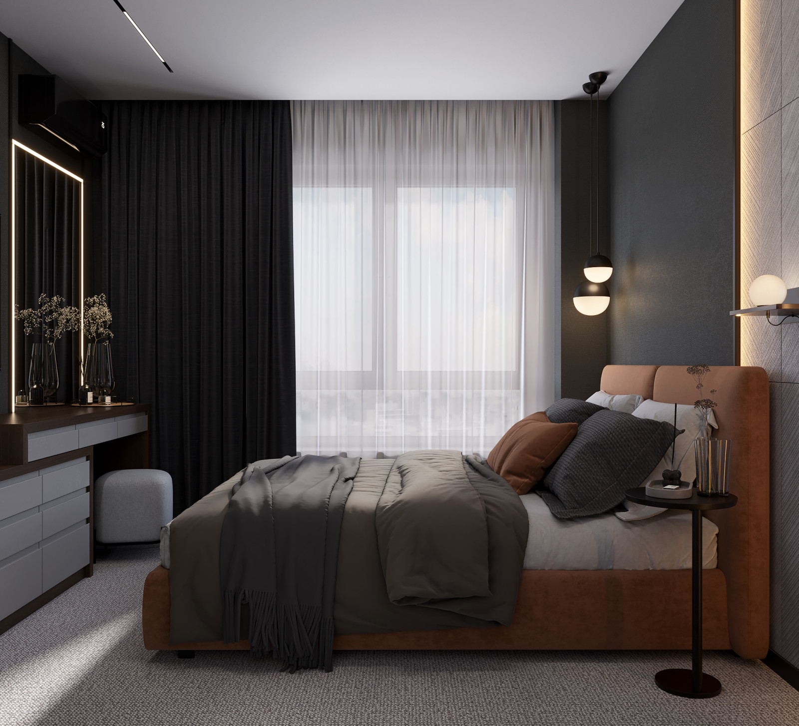 Уютный черный