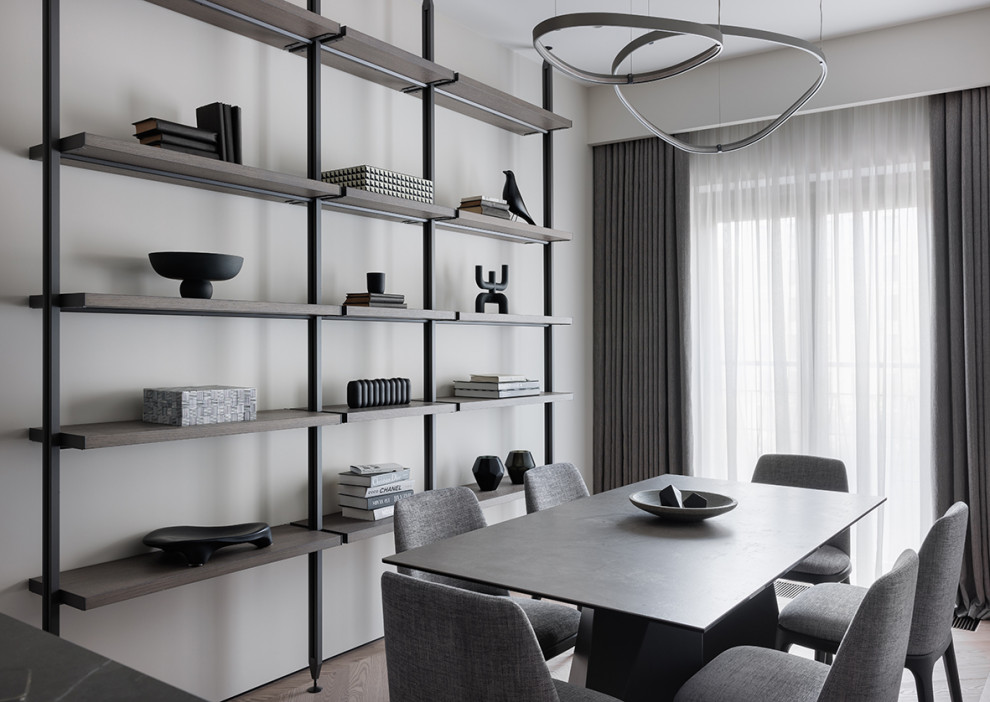 Монохромная квартира 90 м2 в центре Москвы