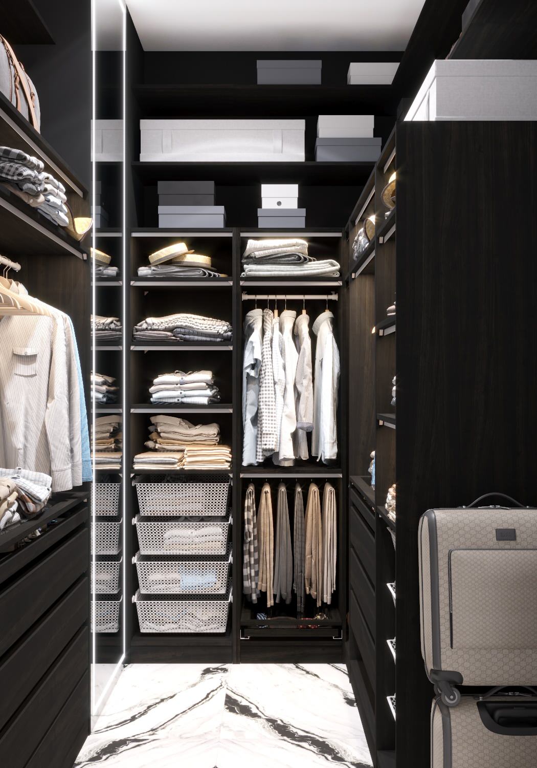 Дизайн-проект апартаментов 113 м2 в МФК «Match Point» (2020г.)