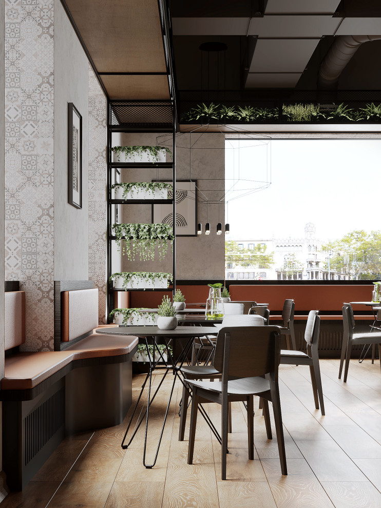 Дизайн-проект пиццерии в Москве