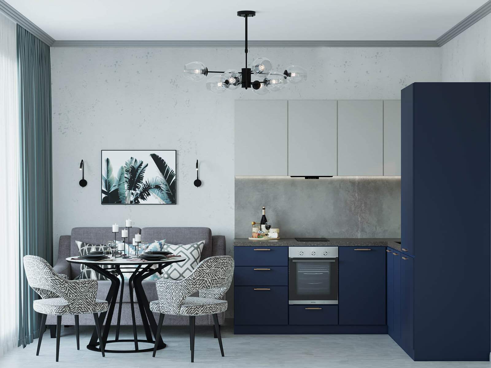 Модная квартира для холостяка