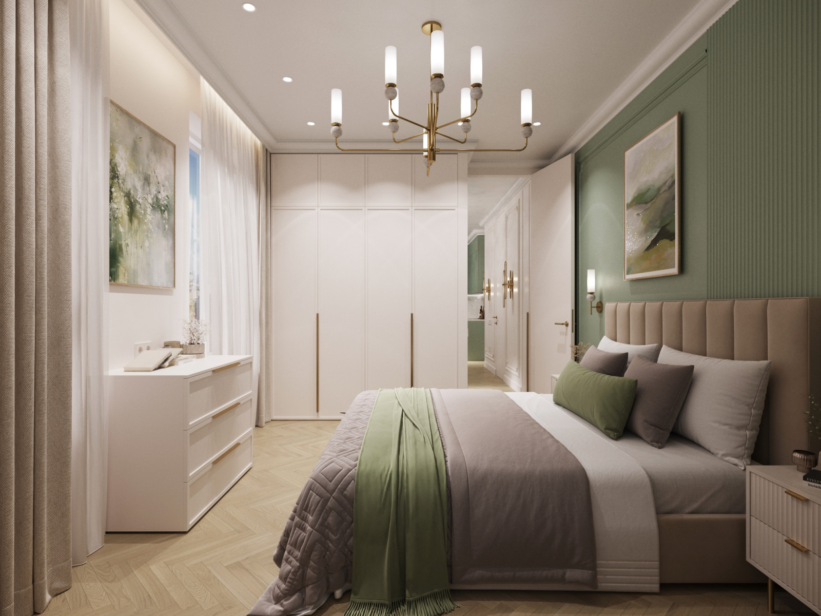 Дизайн-проект евротрехкомнатной квартиры 57 м2