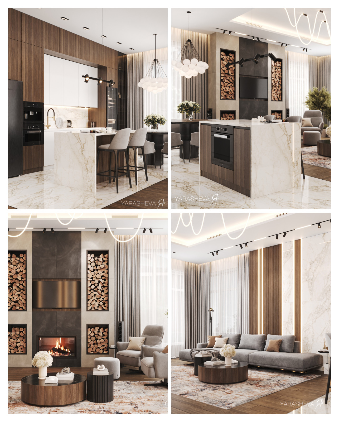 Дизайн - проект квартиры в ЖК Доминион