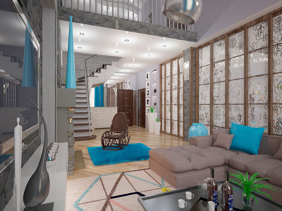 пос. "Медвежье озеро". Интерьер жилого дома