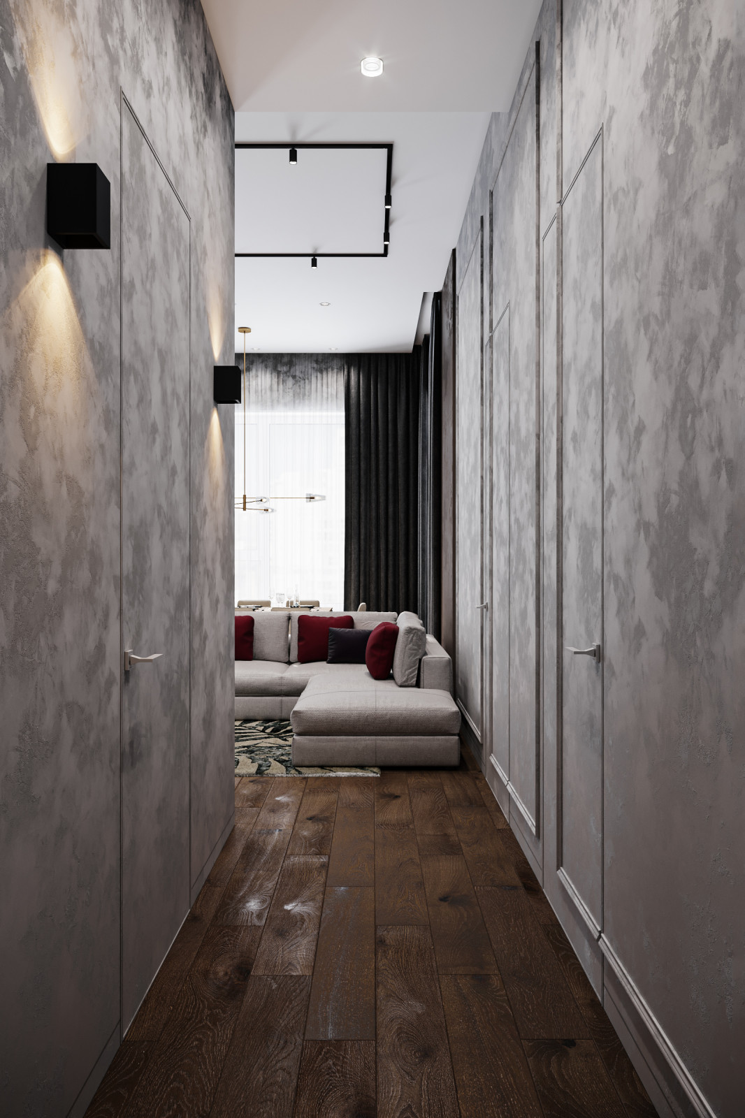 Квартира 132 кв.м. в современном стиле в ЖК "Ботанический сад LIFE".