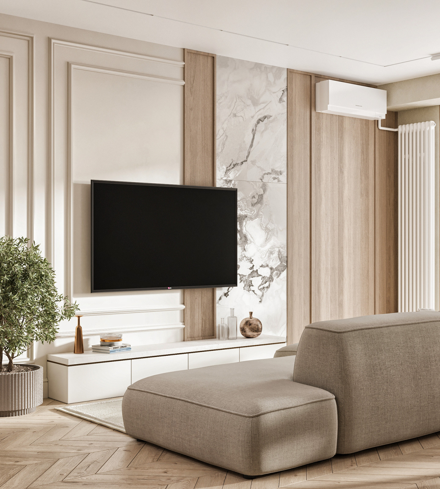 Дизайн квартиры в стиле неоклассика