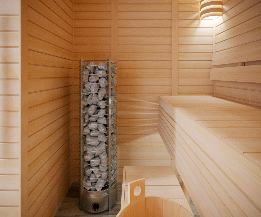 Обложка проекта: Санузел с сауной