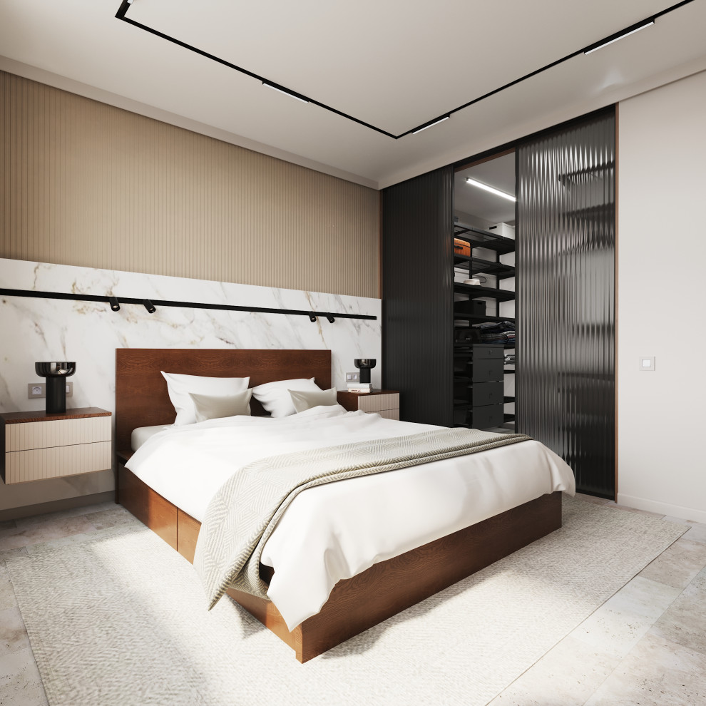 Квартира в современном стиле с минималистичным взглядом 43 кв. м