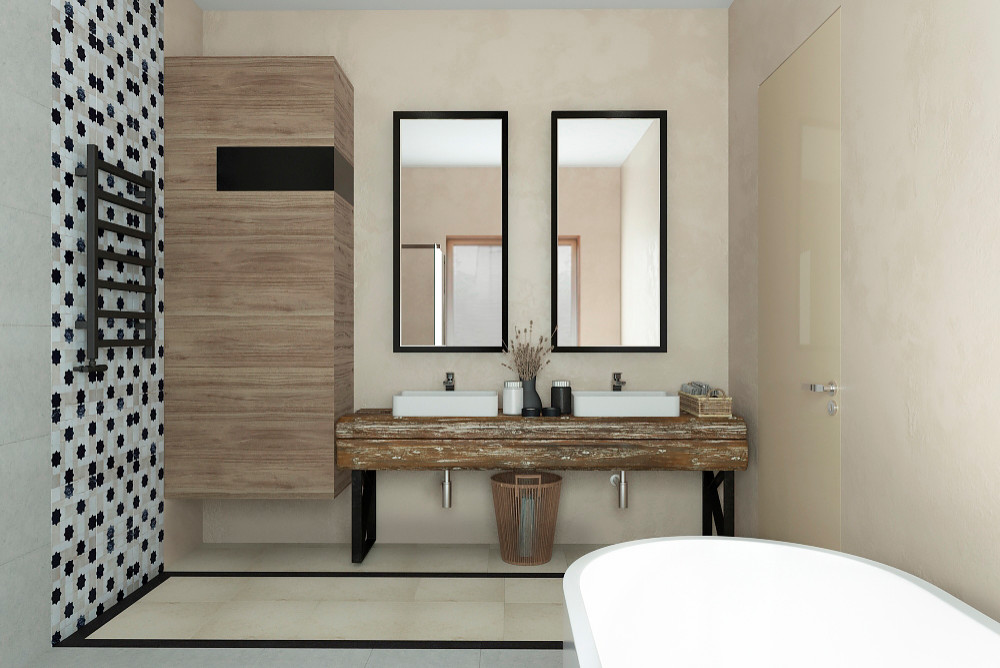 Двухэтажный дом площадью 140м2