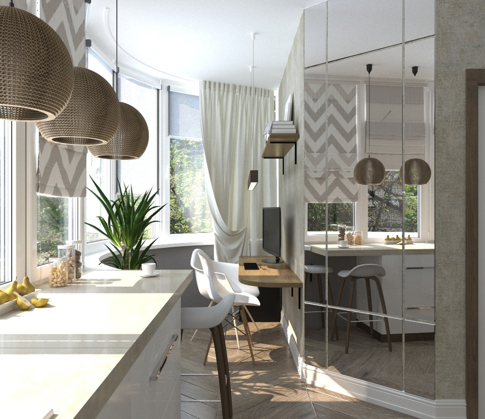 Обложка проекта: Сочи. ул Учительская. Небольшая квартира для молодой семьи 37кв