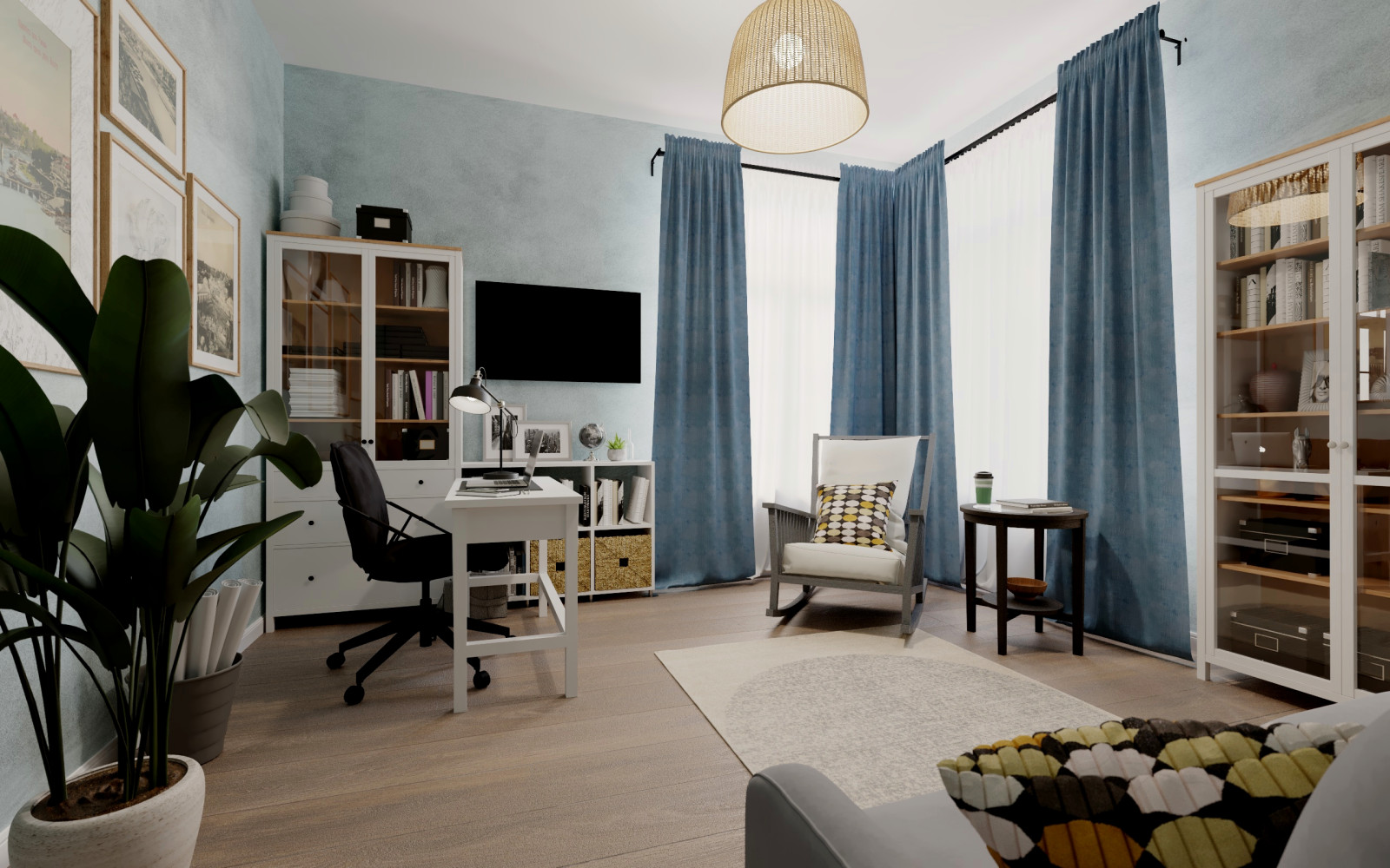 Обложка проекта: Дизайн интерьера в загородном доме в Юркино