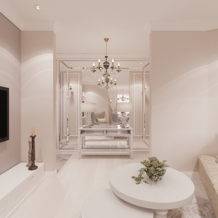 Дизайн трехкомнатной квартиры.