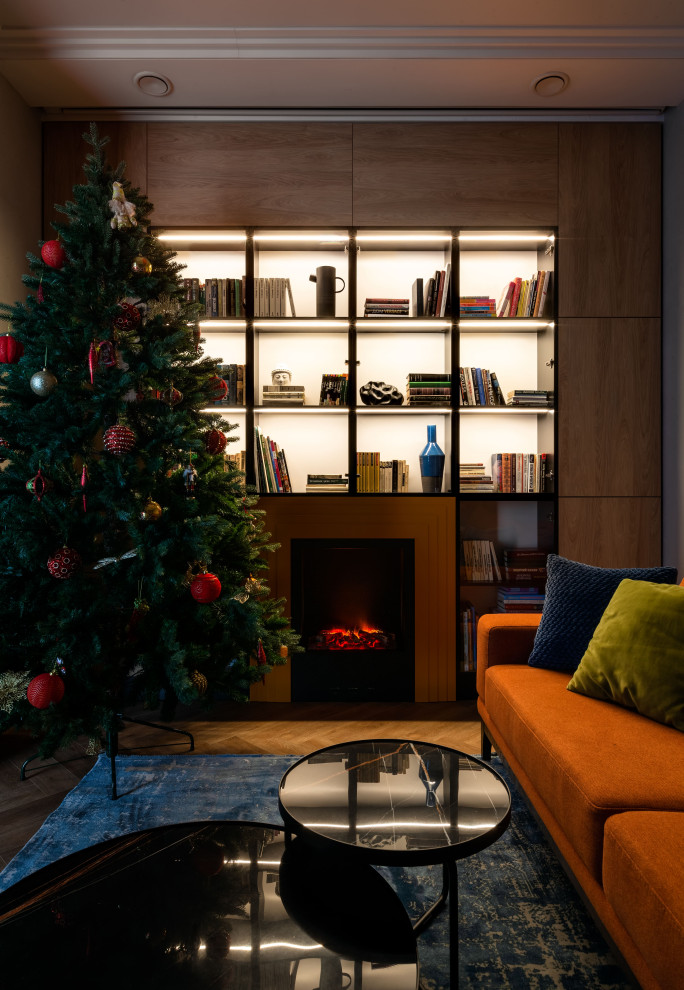 Винтаж в ярком интерьере 4-х комнатной квартиры