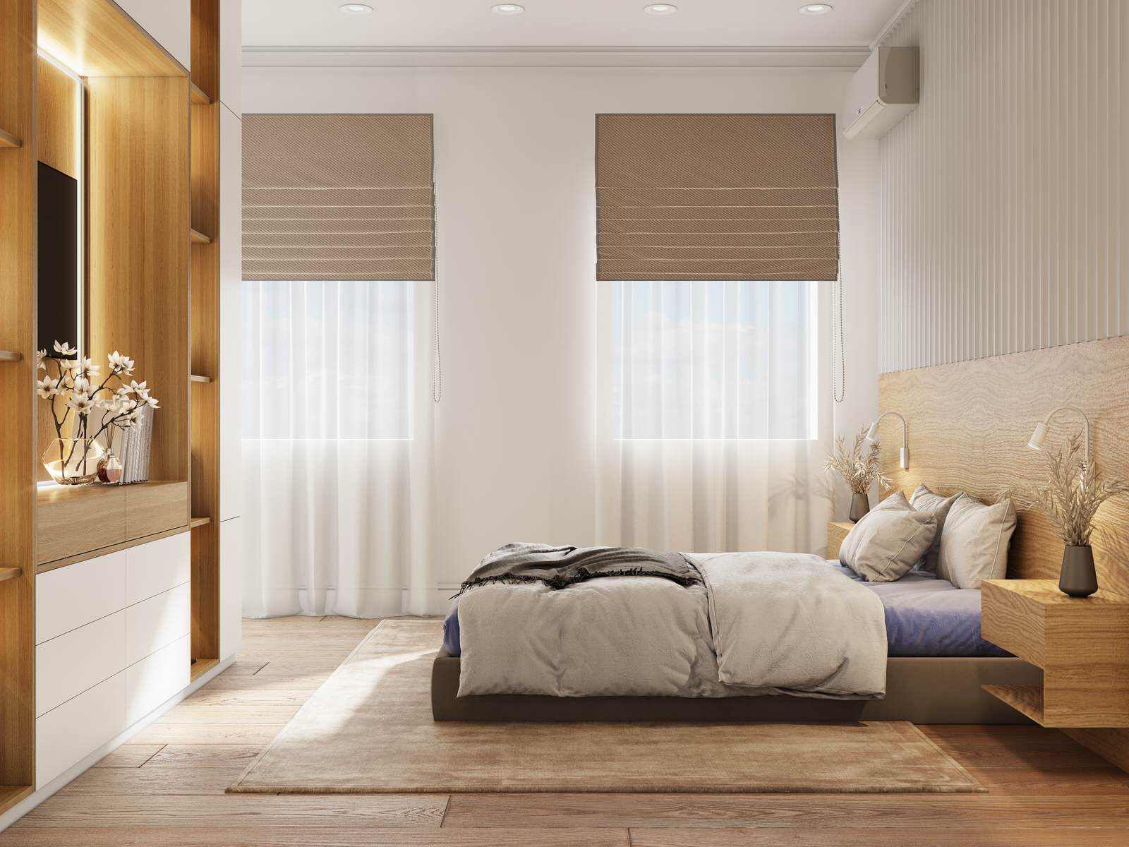 Двухуровневая квартира для пары со взрослым сыном