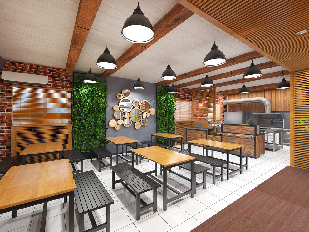 Офисы в стиле "Лофт" с яркими акцентами.