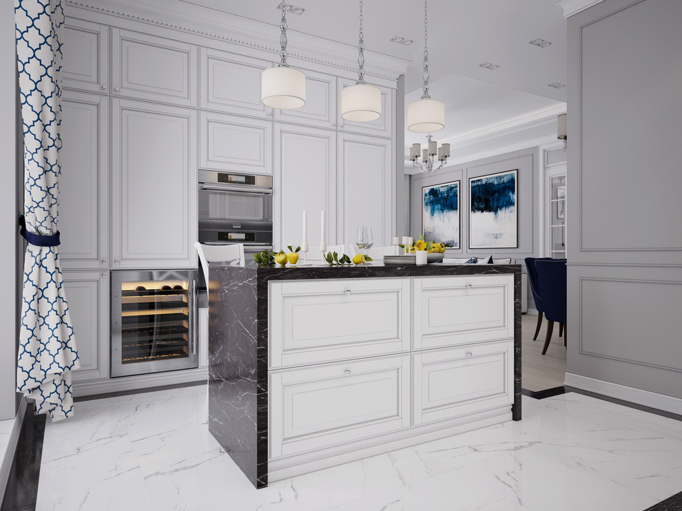 Квартира Ленинский проспект 1115 кв.м. - Современная классика.