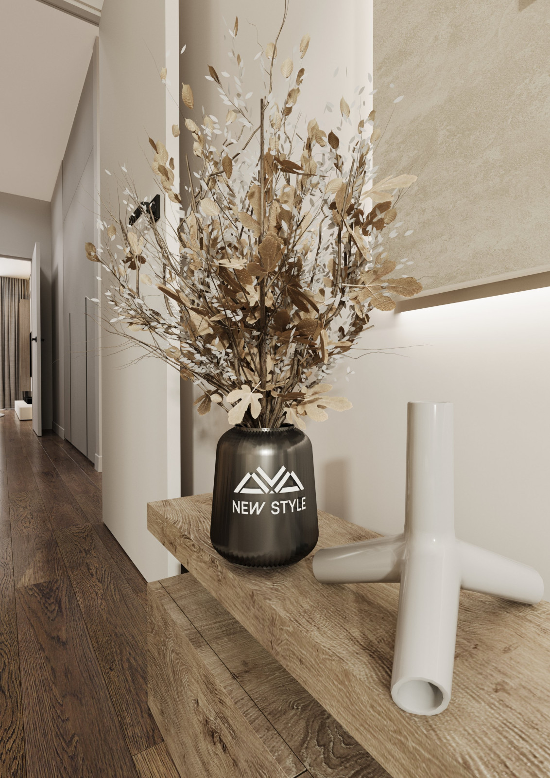 Дизайн-проект квартиры Жк «Вишневый сад» в г. Хабаровск