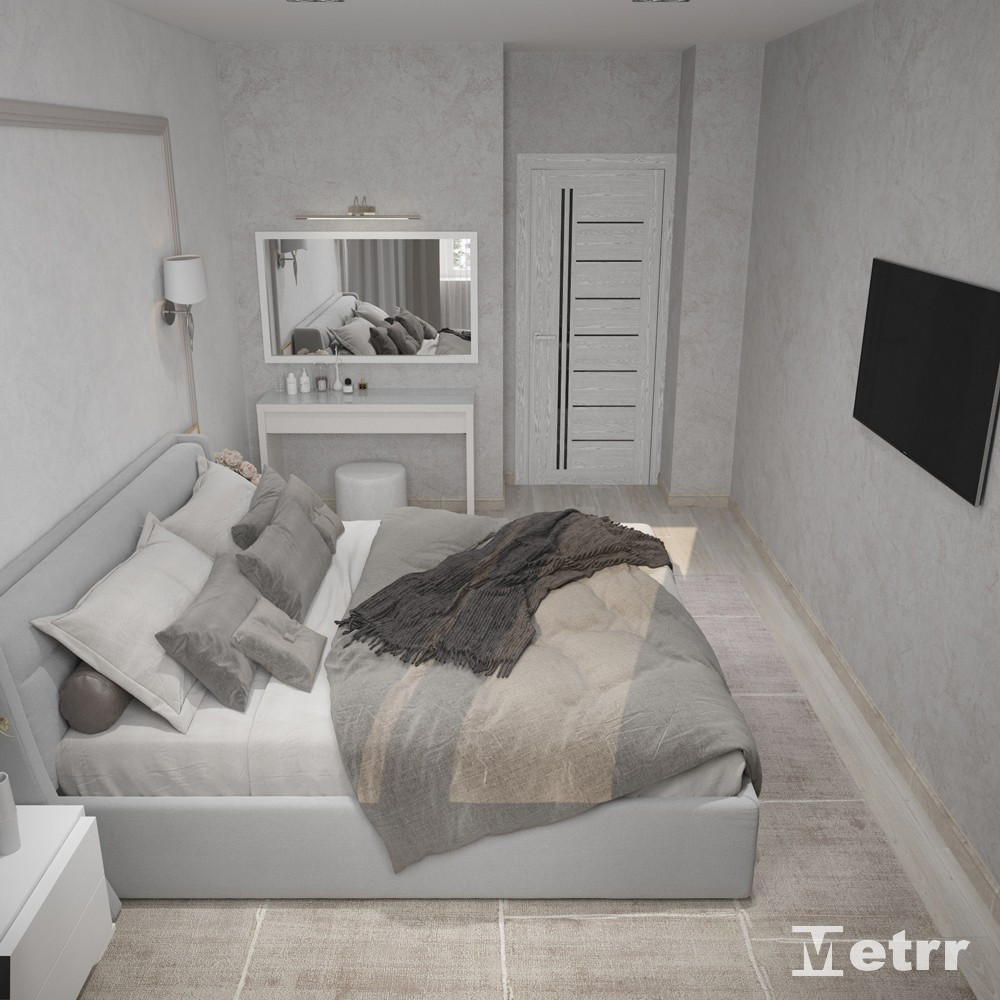 Дизайн - проект двухкомнатной квартиры S=70m2 на Арцыбушевской