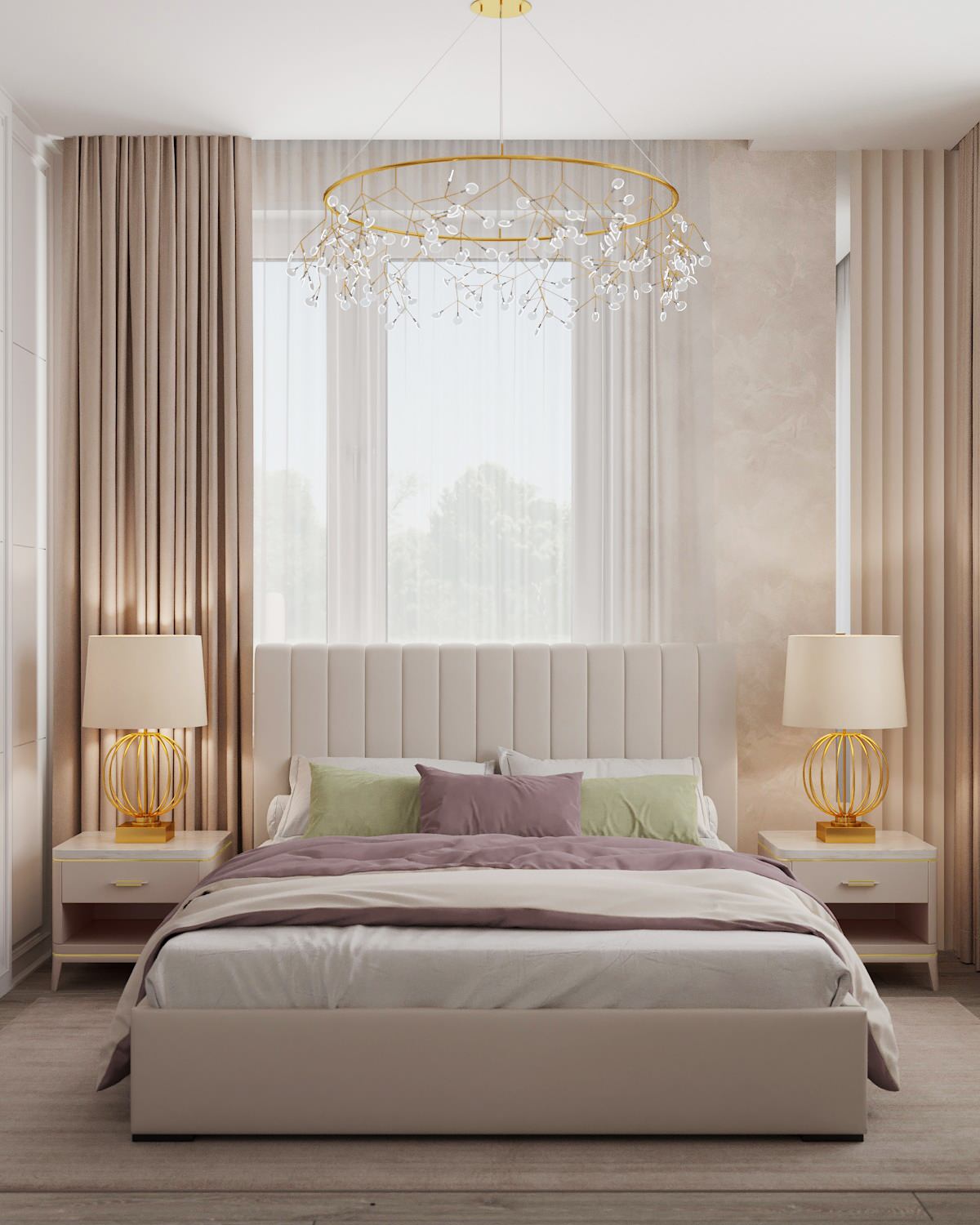 Квартира для большой семьи в леденцовых оттенках