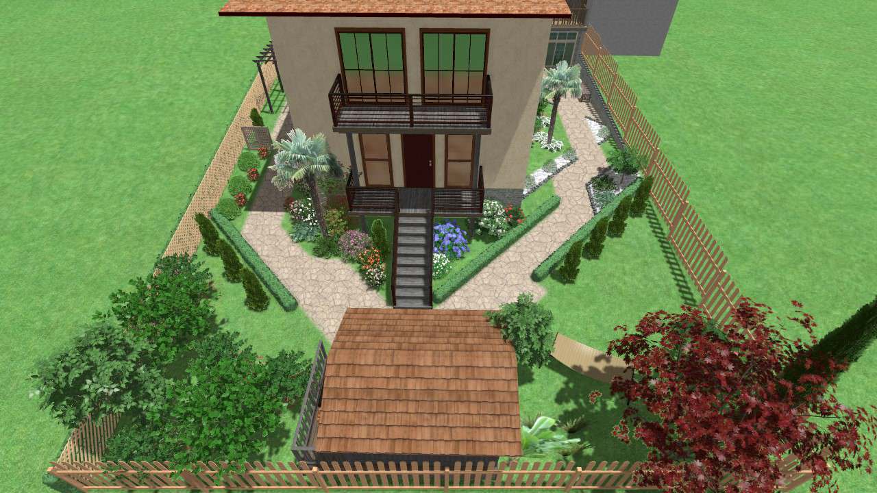 Приусадебный участок индивидуального жилого дома