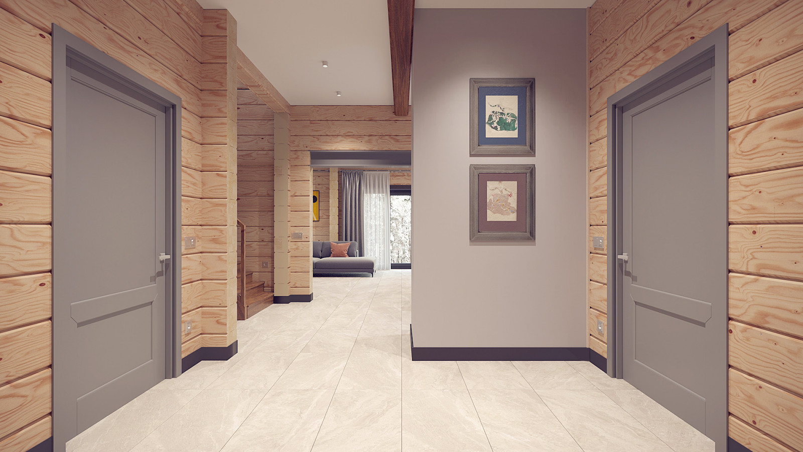 Дом на Урале визуализации