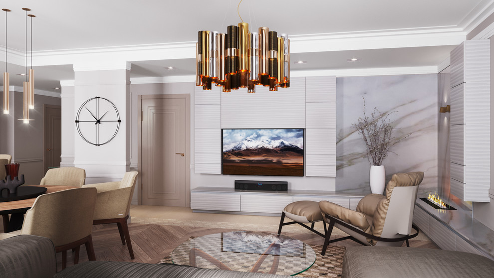 Эскизный проект квартиры в Таллинне. 3D Проект