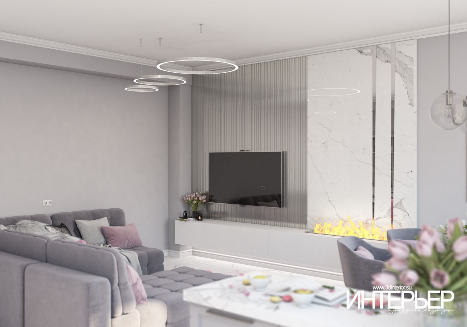 Дизайн-проект квартиры в г.Кисловодске