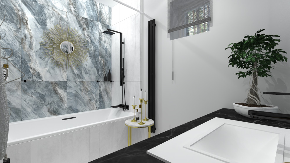 ДОМ В РОСЛАВЛЕ В СИНИХ ОТТЕНКАХ