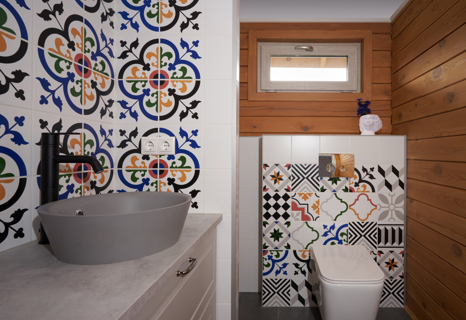 Геометрия цвета в банном домике