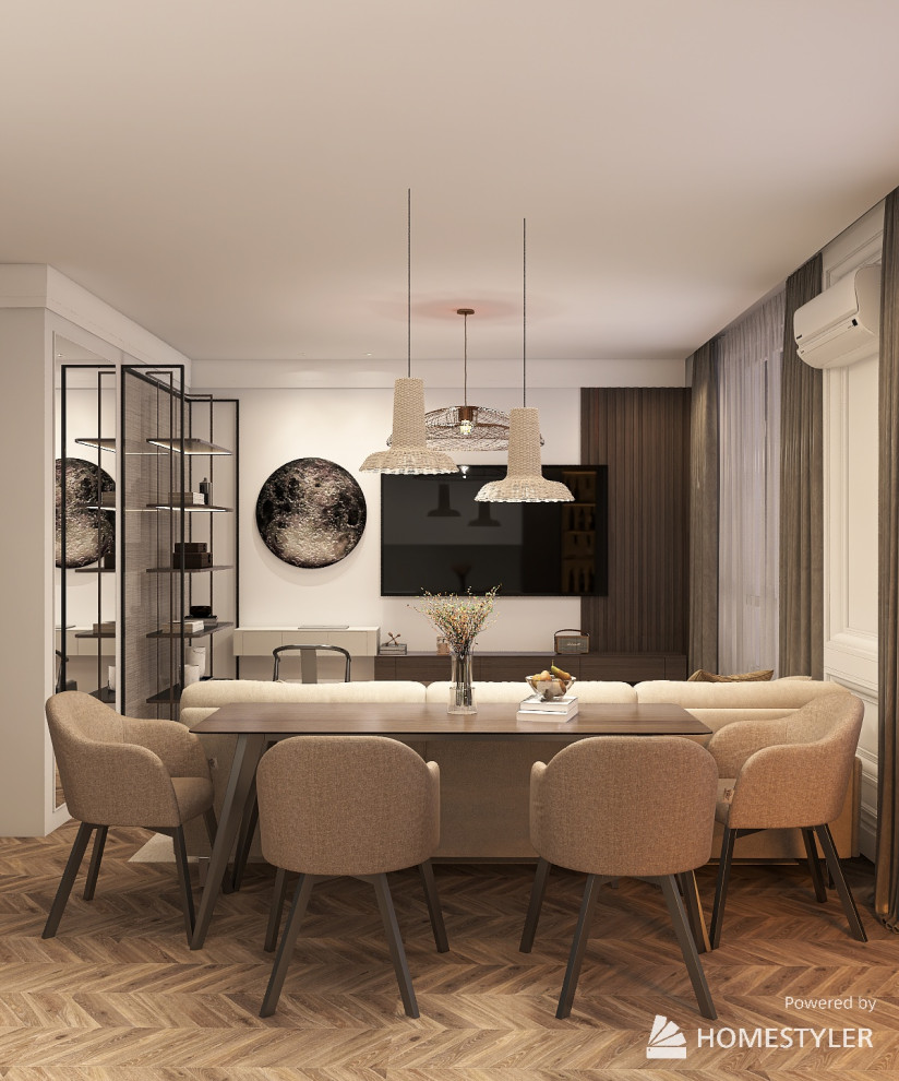 Дизайн-проект 3-комнатной квартиры