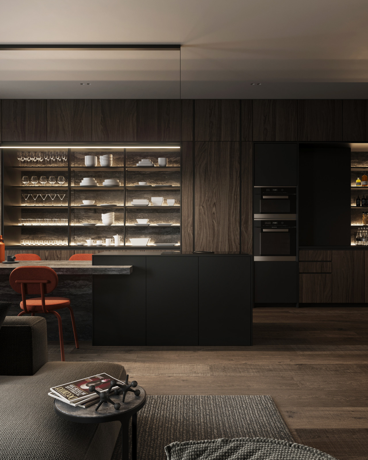 Flat in natural colours | Квартира в природных оттенках