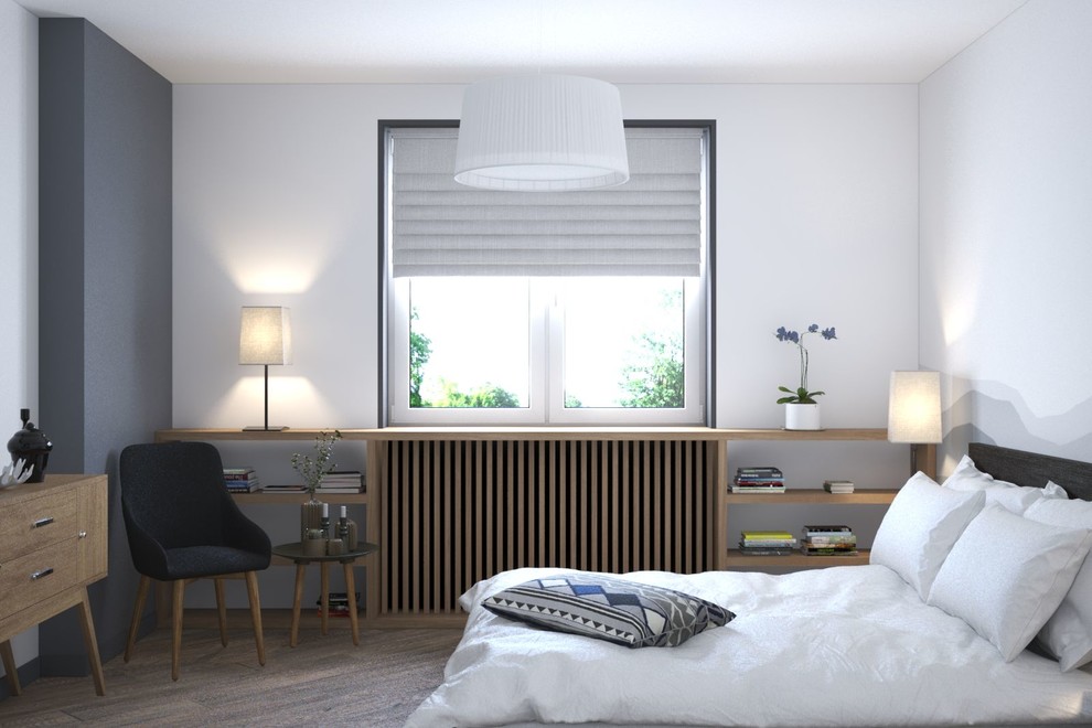 Обложка проекта: Спальня и горы