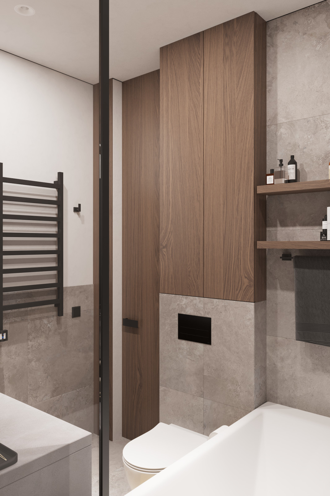 Проект интерьера квартиры "Intersect"