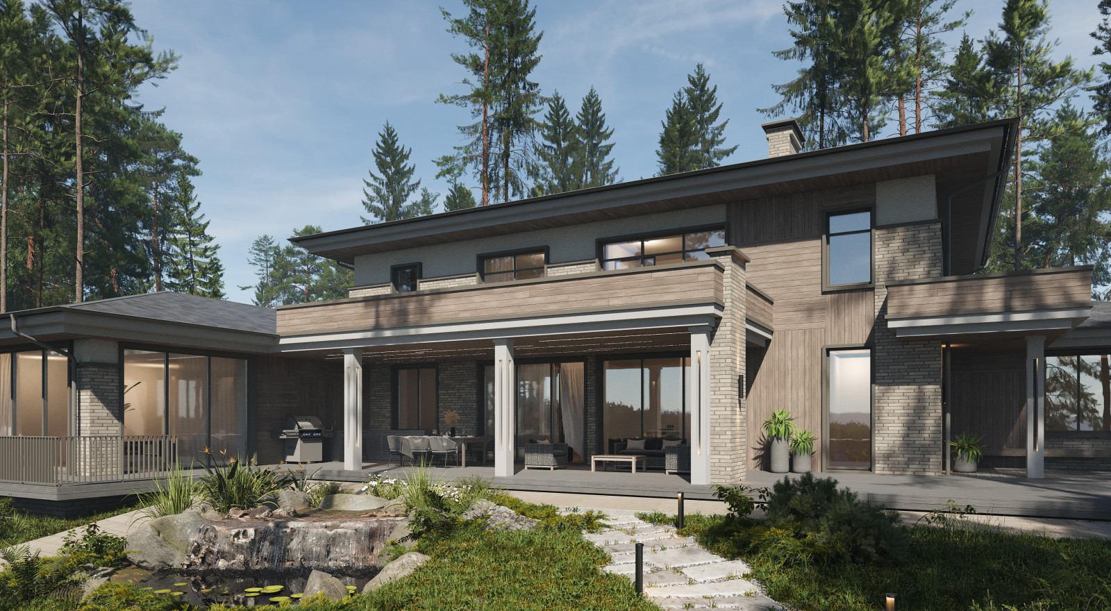 Усадьба в лесу