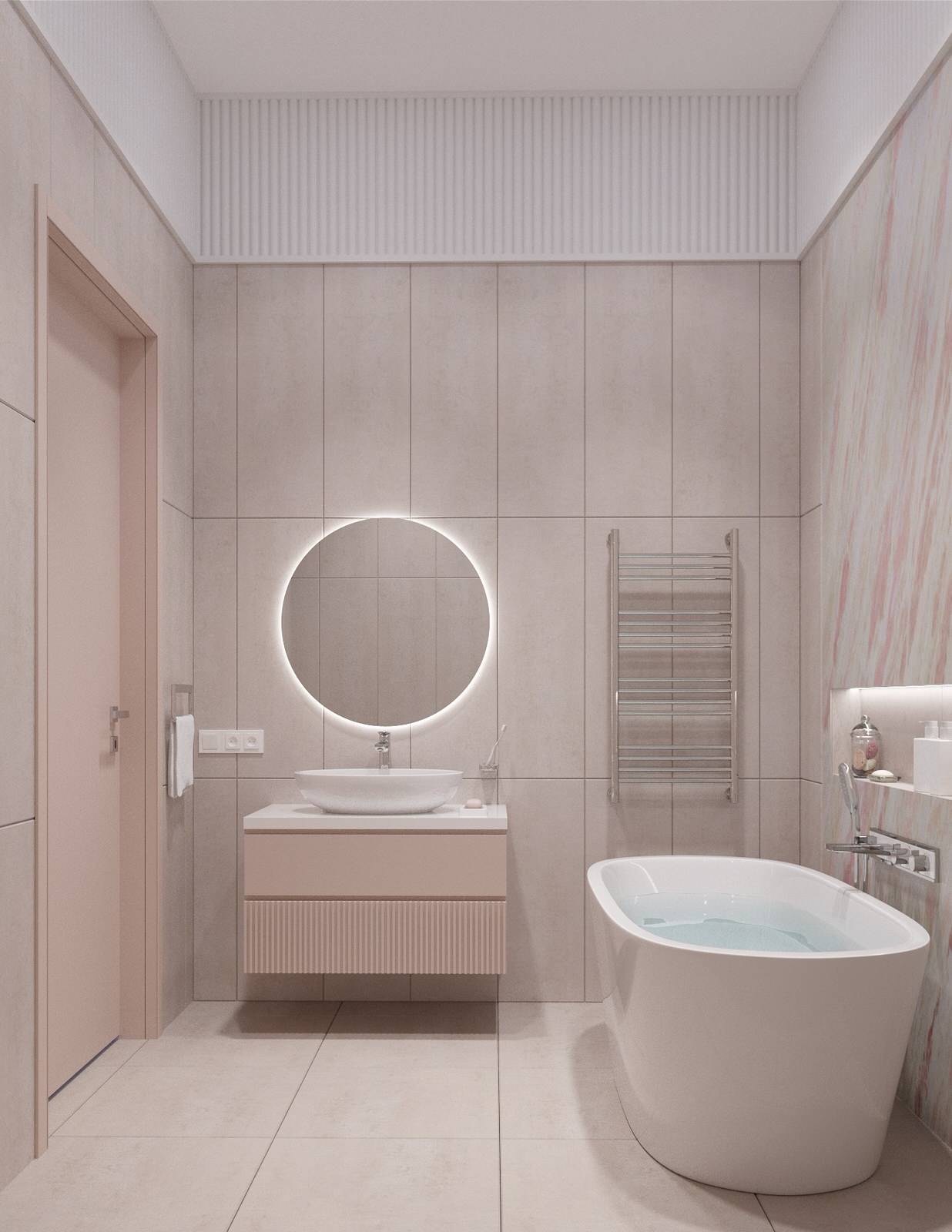 Интерьер двухэтажного загородного дома